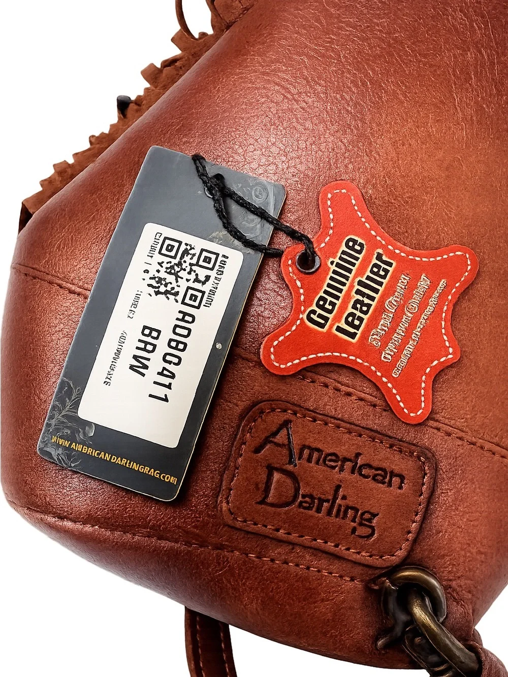 American Darling Hair-On Cowhide Leather Sling Backpack + Matching Card Holder⭐️